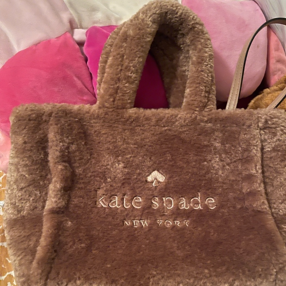 Kate spade Ella faux fur small tote